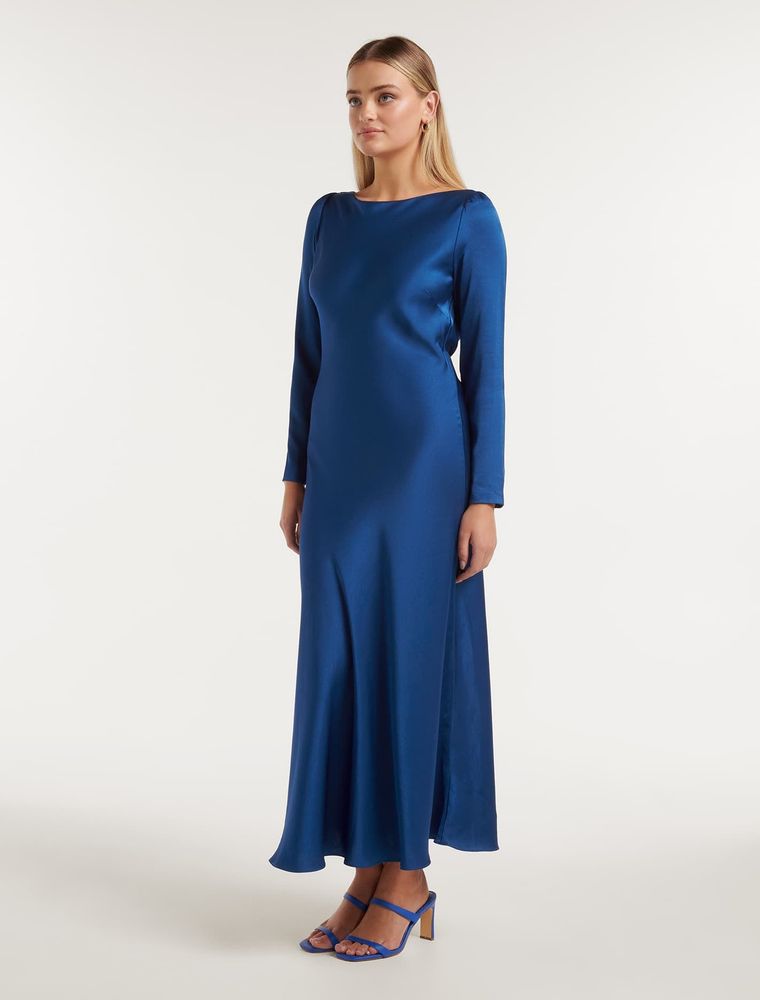 Mara Cowl Back Midi Dress