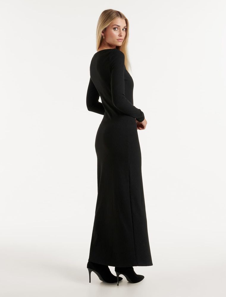 Arya Long Sleeve Swing Dress