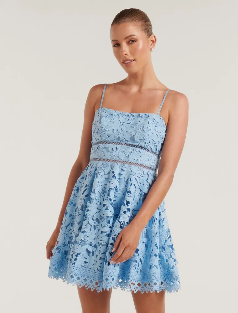 Ever New Martha Petite Lace Prom Mini Dress