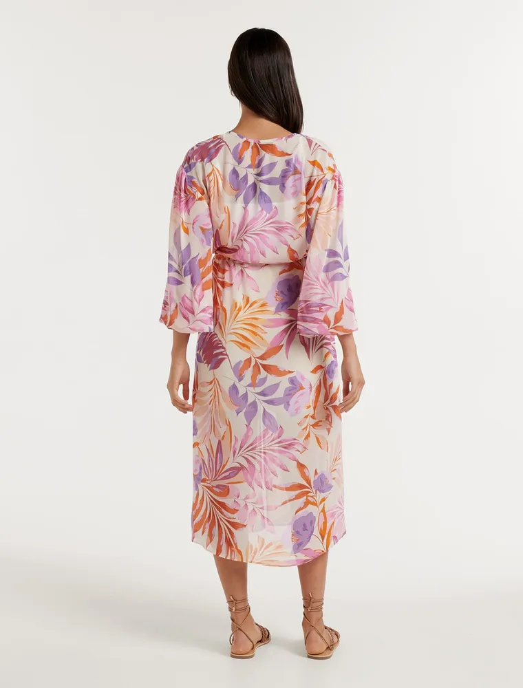 Bronte Longline Print Kimono