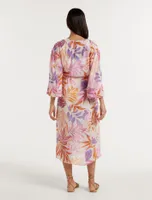 Bronte Longline Print Kimono