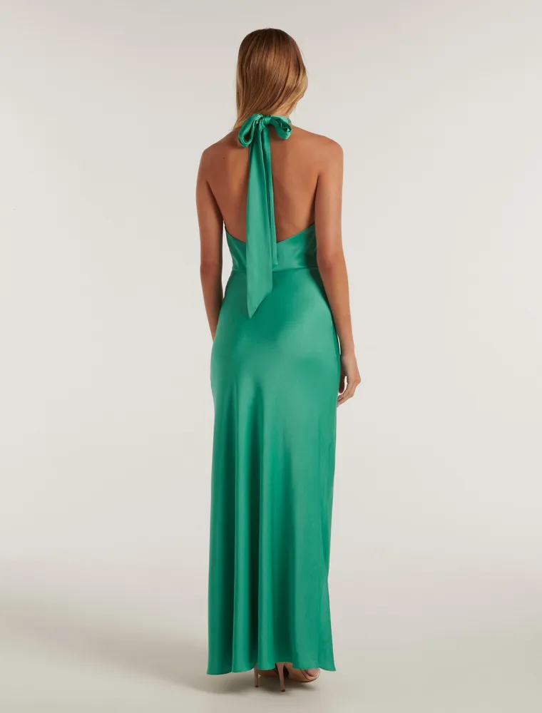 Yvette Knot Tie Neck Gown