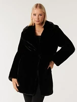 Iggy Longline Faux Fur Coat