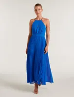 Chloe Chain Halter Midi Dress