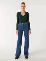 Selena Collar Knit Top