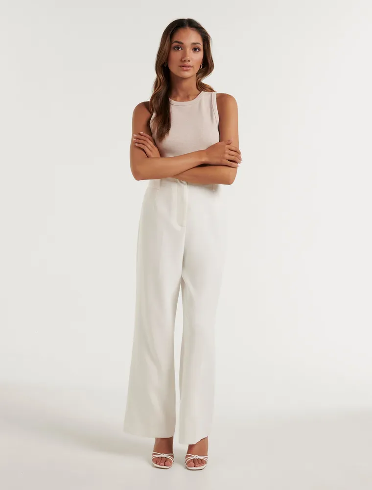 Emmie Petite Straight-Leg Pants