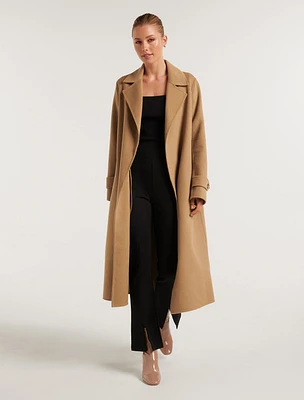 Devon Felled Coat Camel - 0 to 12 Women's Coats