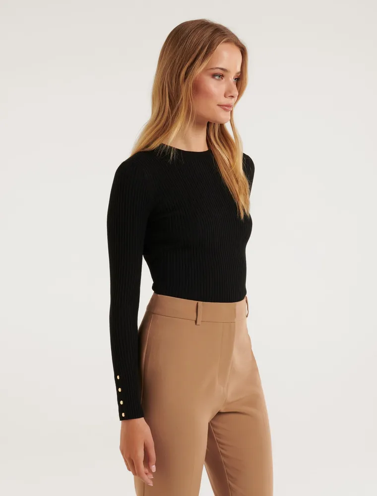Sienna Layering Rib Knit Top