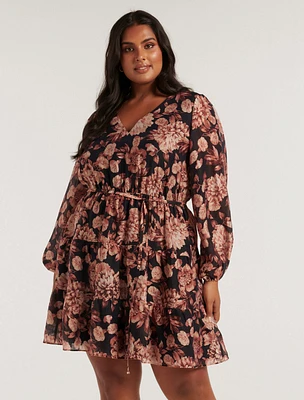 Kali Curve Tiered Mini Dress