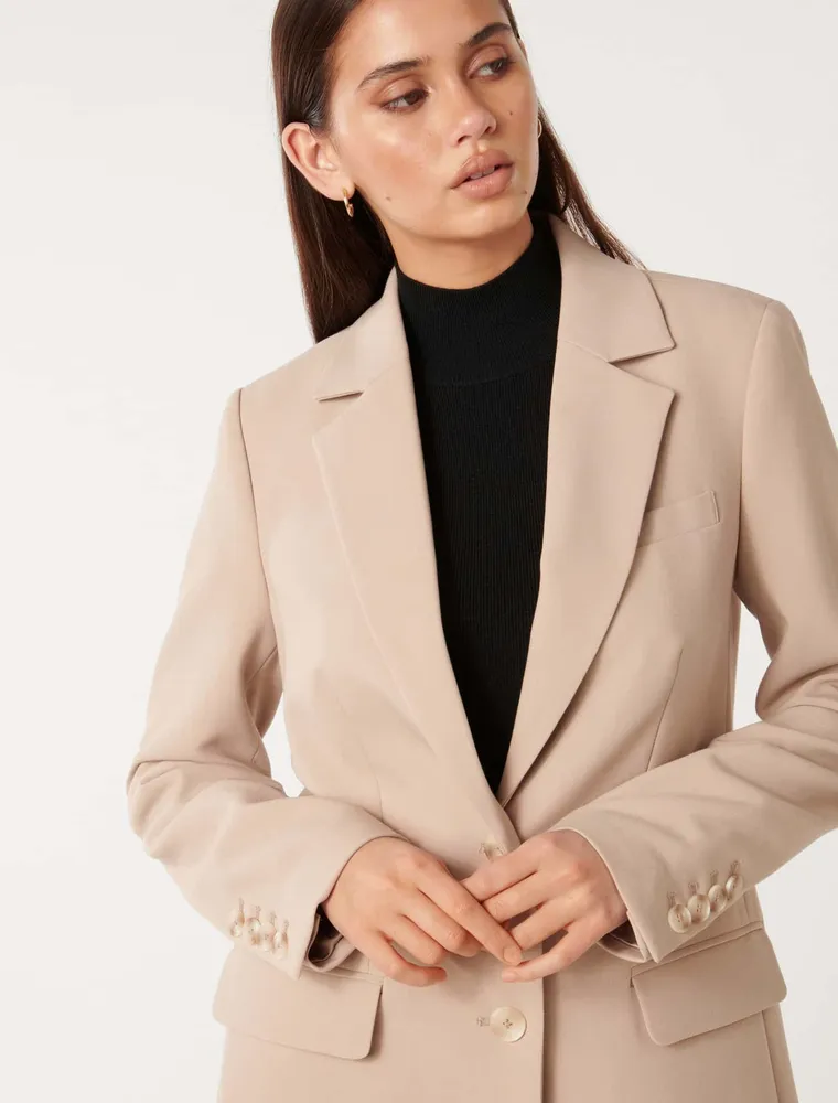 Tessa Two-Button Blazer