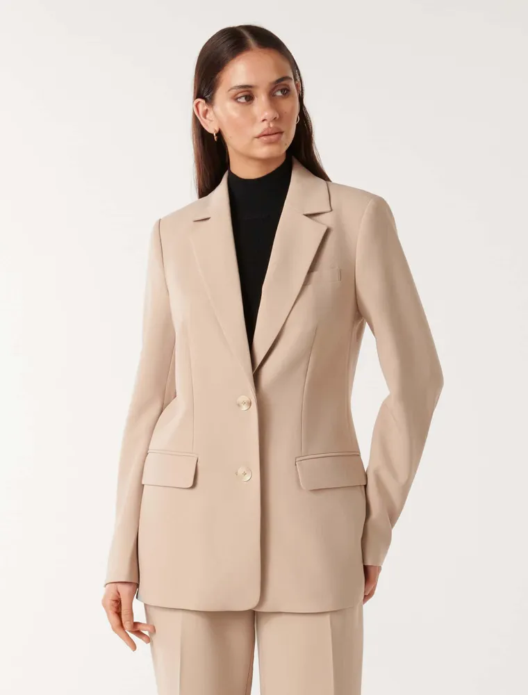 Tessa Two-Button Blazer