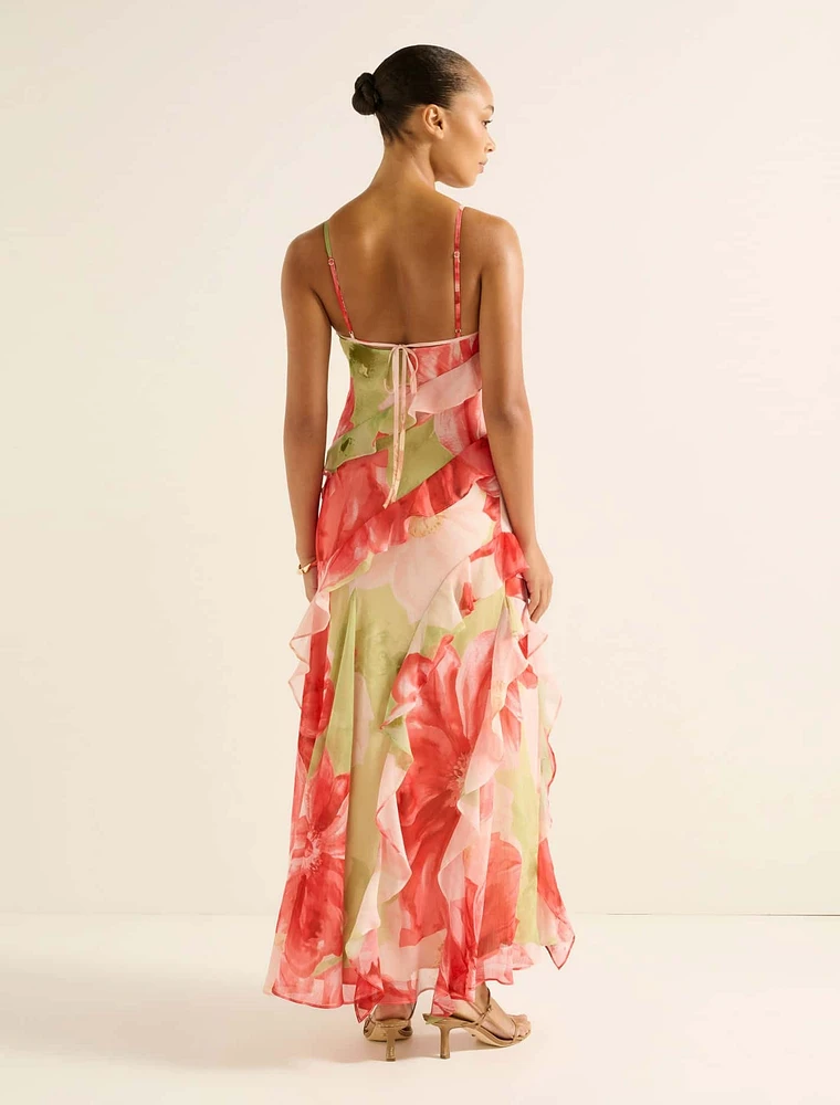 Poppy Ruffle Gown