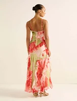 Poppy Ruffle Gown