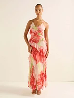Poppy Ruffle Gown