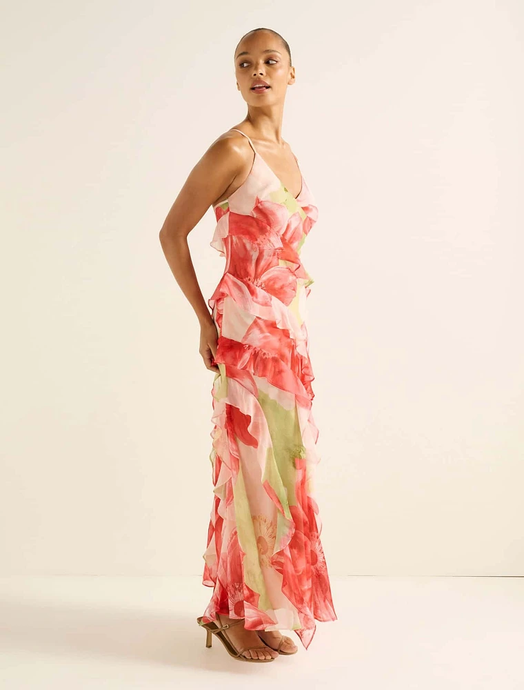 Poppy Ruffle Gown