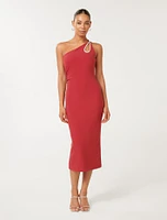 Jasmine Teardrop Bodycon Midi Dress