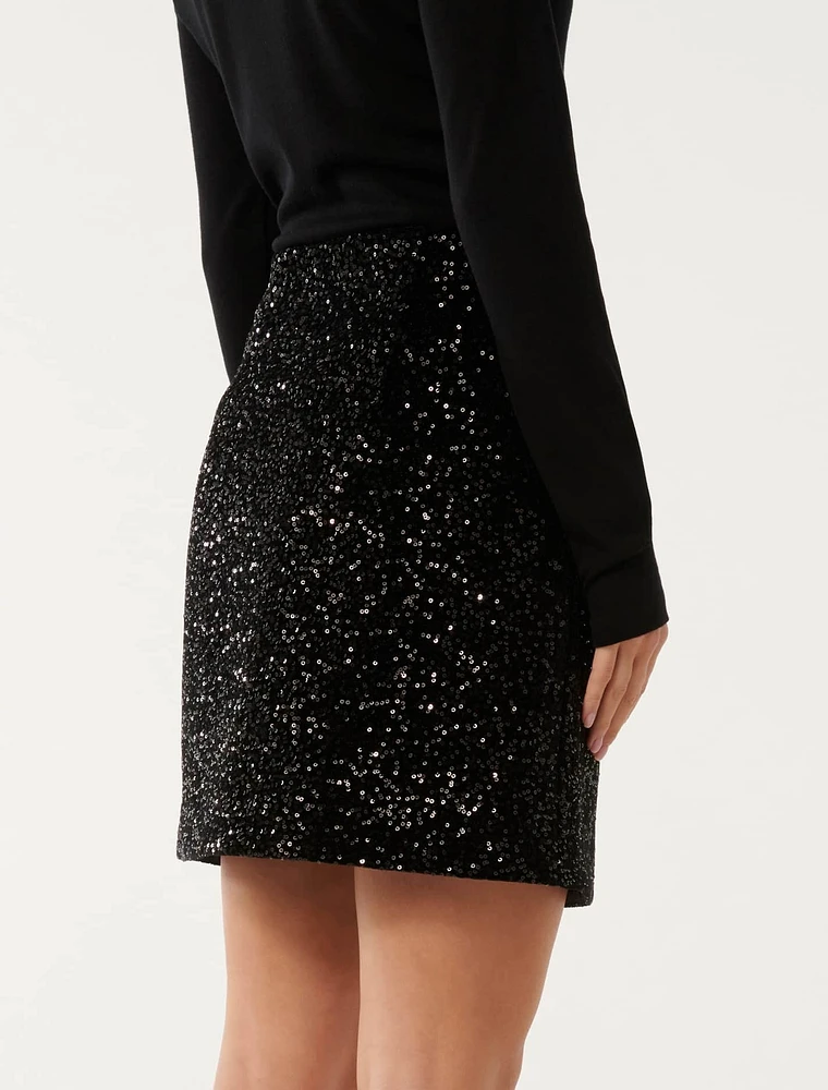 Sierra Sequin Mini Skirt