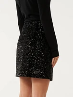 Sierra Sequin Mini Skirt