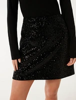 Sierra Sequin Mini Skirt