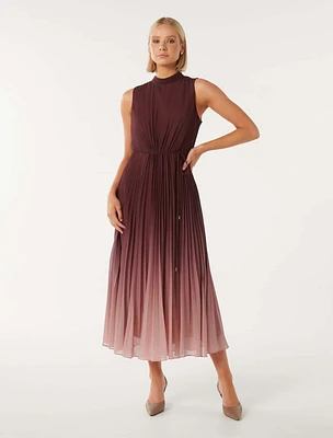 Phillipa Pleated Midi Dress