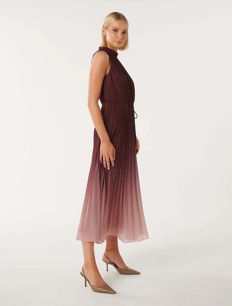 Phillipa Pleated Midi Dress