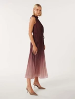 Phillipa Pleated Midi Dress