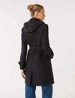 Sabrina Hooded Trench