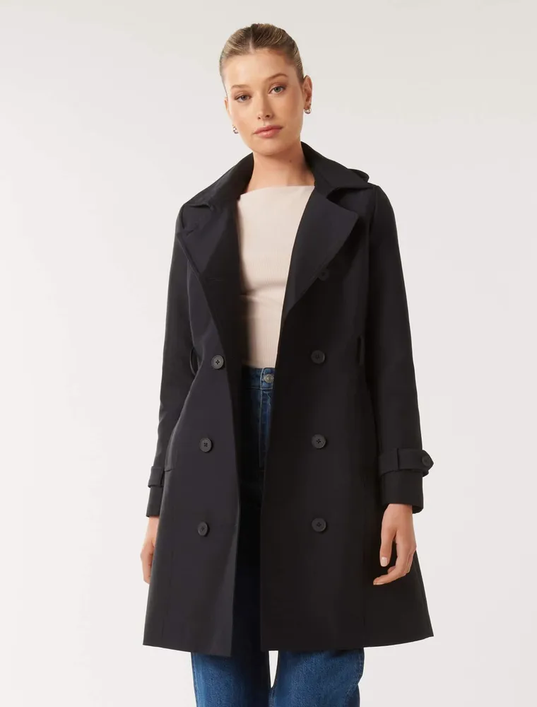 Rae Hooded Trench Coat