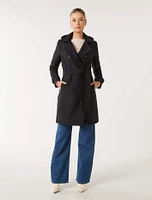 Sabrina Hooded Trench