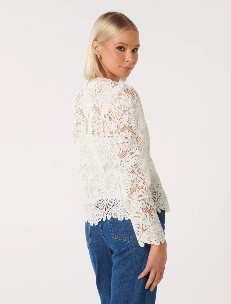 Lucille Lace Top