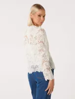 Lucille Lace Top