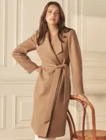 Brodie Funnel-Neck Coat