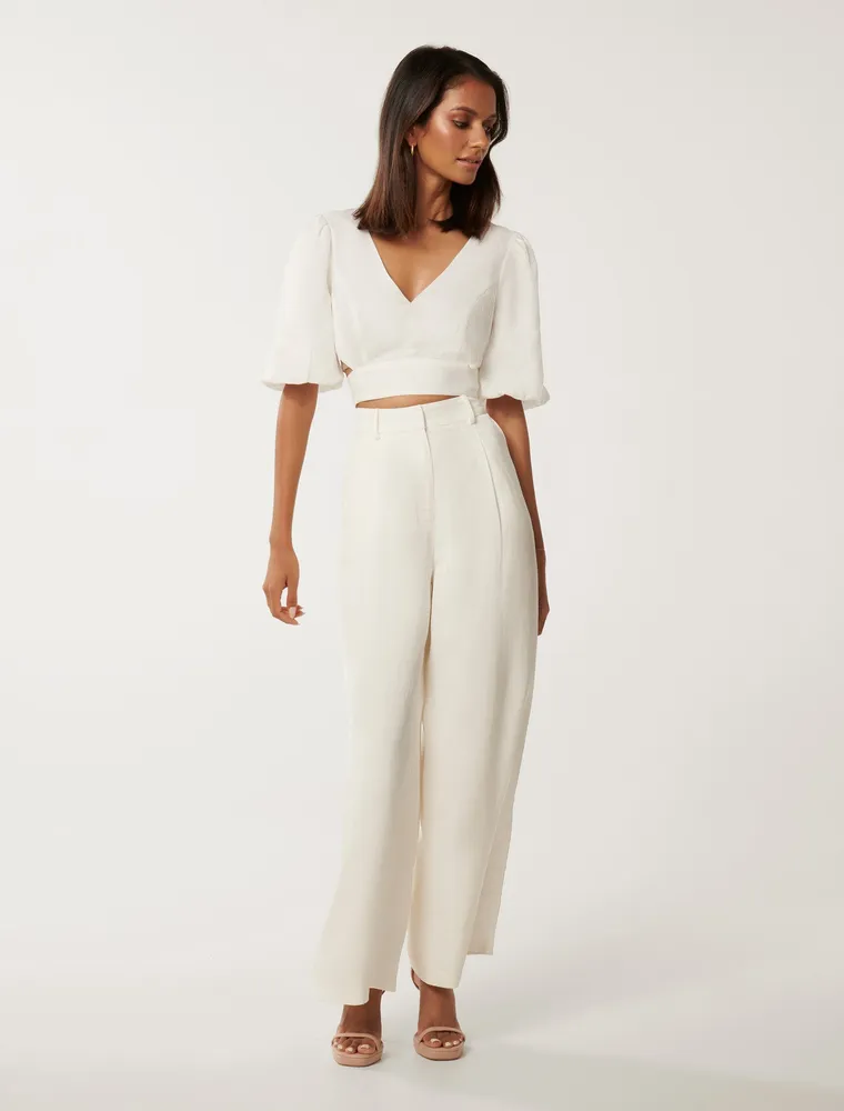 Mariana Petite Wide-Leg Pants