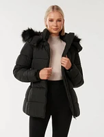 Dannie Mid Length Puffer Coat