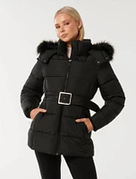 Dannie Mid Length Puffer Coat