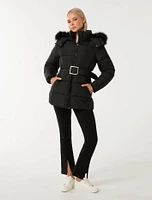 Dannie Mid Length Puffer Coat