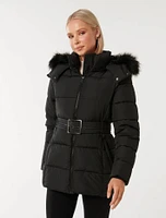 Dannie Mid Length Puffer Coat