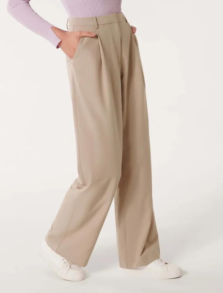 Nylah High Waisted Wide Leg Pants - Women's Fashion