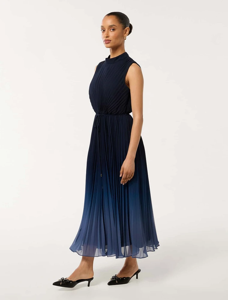 Phillipa Petite Pleated Midi Dress