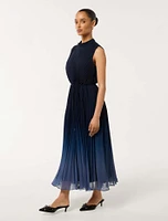 Phillipa Petite Pleated Midi Dress