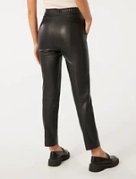 Alexis Vegan Leather Slim Leg Pant