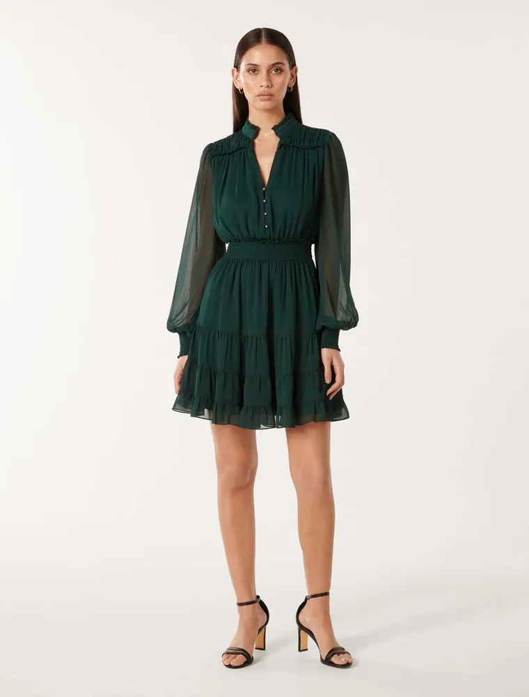 Adley Ruffle Mini Dress