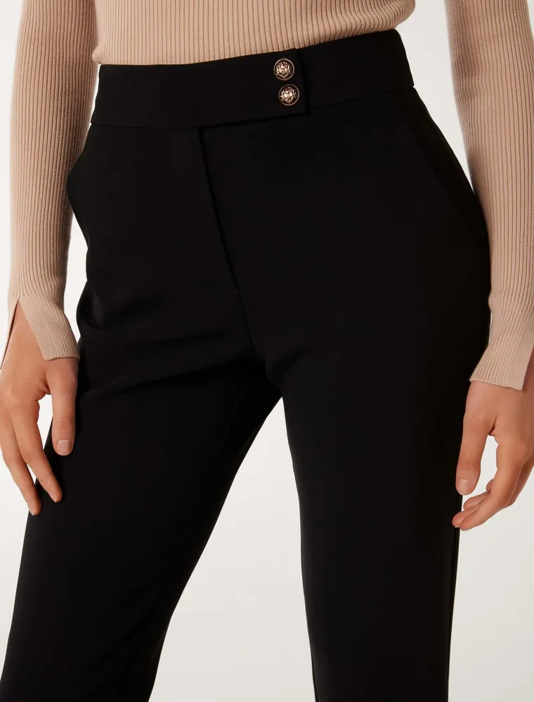 Kylie Button Cigarette Pant