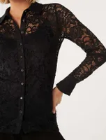 Ita Lace Button-Down Shirt