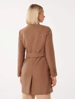 Debbie Funnel-Collar Coat