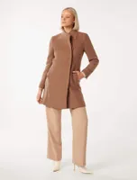 Debbie Funnel-Collar Coat