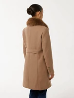 Susie Petite Faux Fur Coat