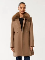 Susie Petite Faux Fur Coat