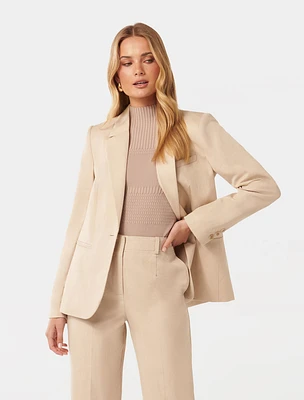 Lucy Single-Breasted Blazer