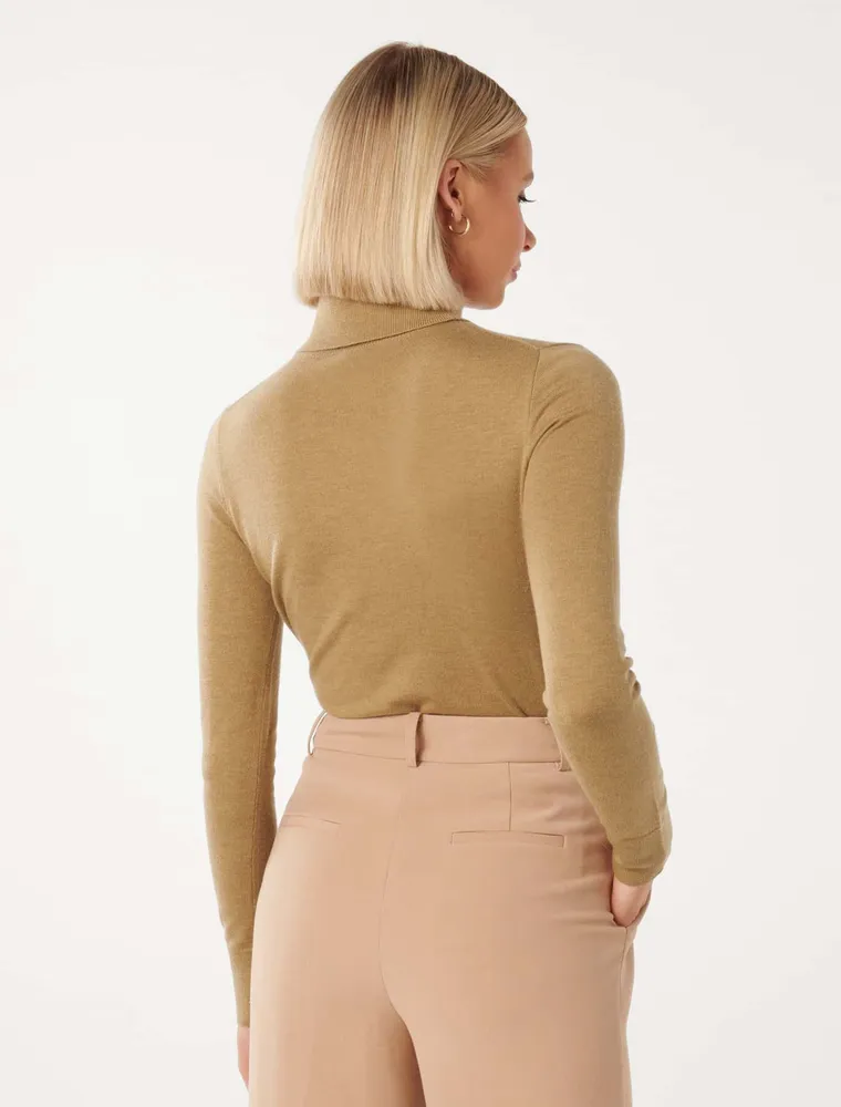 Sarah Roll-Neck Knit Top